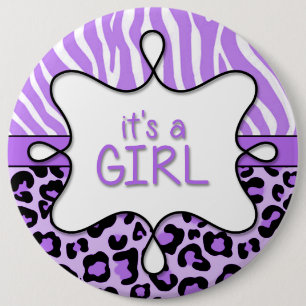 It's a Girl Announcement Pin