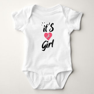 It's a girl baby bodysuit