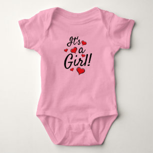 It's a Girl! Baby Gender Reveal Bodysuit