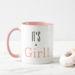 It's a Girl! Baby Shower Gender Reveal Mug
