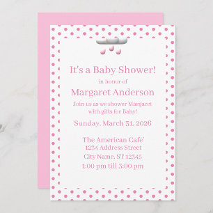 It's a Girl Baby Shower Invitation