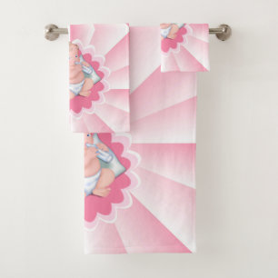 "It's a Girl!" Bath Towel Set