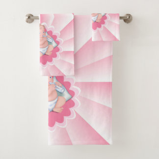 "It's a Girl!" Bath Towel Set