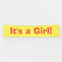 It's a Girl - Birth Announcement