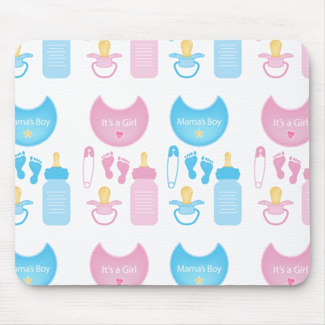 its a girl boy mouse pad (Front)