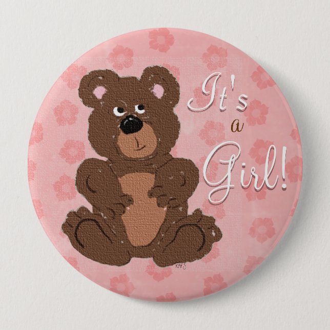 It's a Girl Button (Front)