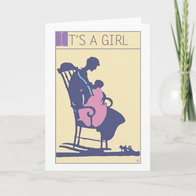 <It's a Girl> by Steve Collier Announcement (Front)