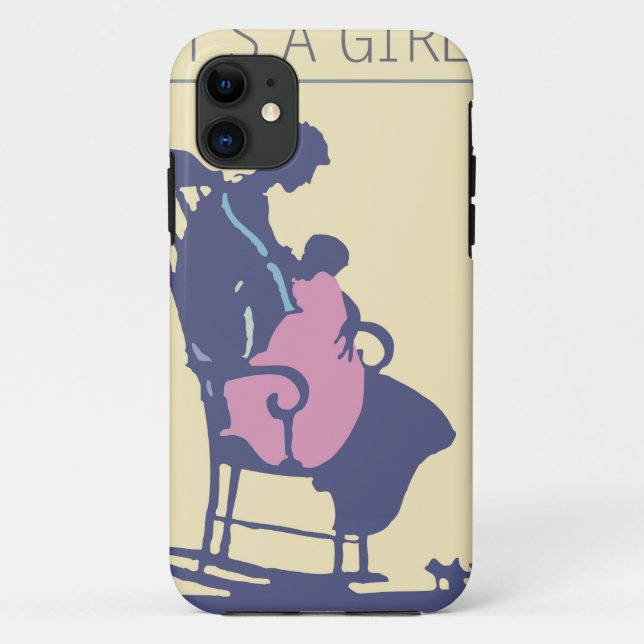 <It's a Girl> by Steve Collier Case-Mate iPhone Case (Back)