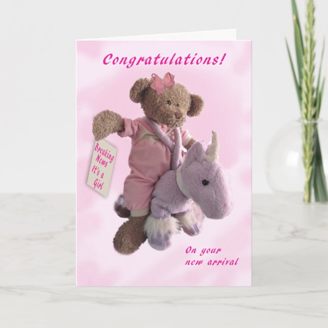 It's a Girl! Card (Front)