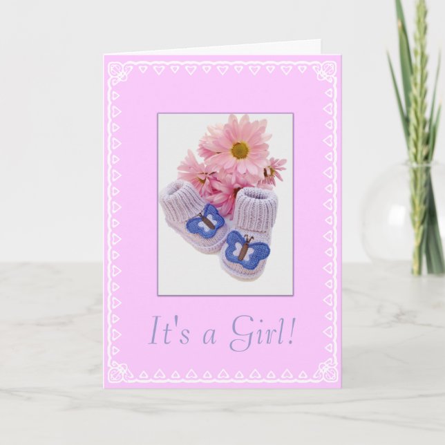 It's a Girl! Card (Front)