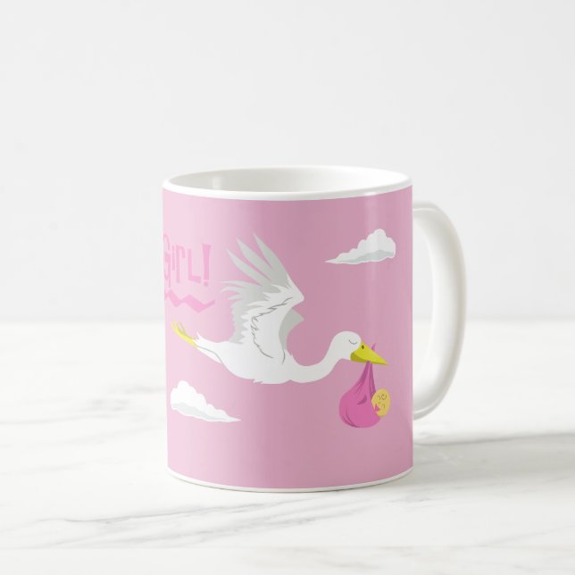 It's a Girl! Coffee Mug (Front Right)