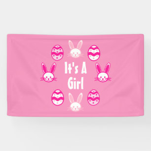 It's a Girl Easter Banner