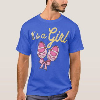 It's A Girl  Gender Reveal  Baby Shower  T-Shirt