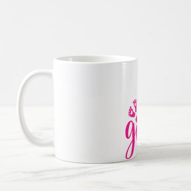 Its A Girl Gender Reveal Matching Family baby part Coffee Mug (Left)
