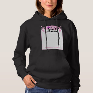 Its A Girl Gender Reveal Party Baby Shower Blue An Hoodie