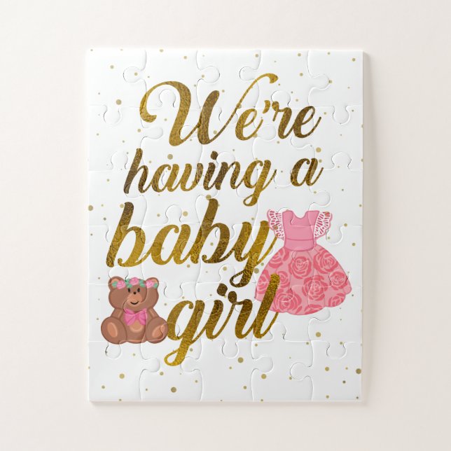 It's a Girl Jigsaw Puzzle (Vertical)