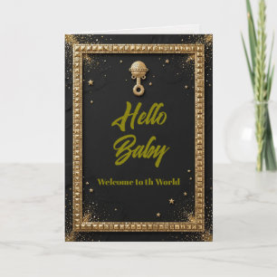 It's a Girl Luxury Gold Card - Welcome Little Prin