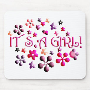 Its a Girl Mouse Pad