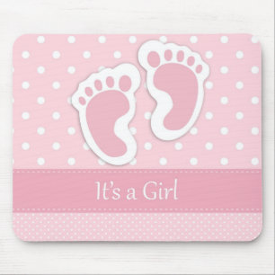 It's A Girl Mouse Pad