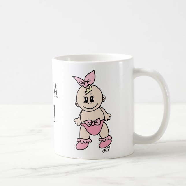 It's A Girl Mug (Right)