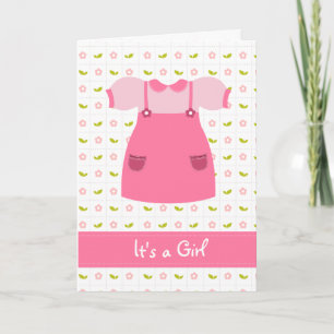 It's A Girl Newborn Card