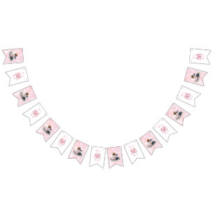 It's a Girl   Pink Baby and Puppy Baby Shower Bunting