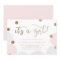 It's a Girl! | Pink & Gold Confetti Baby Shower