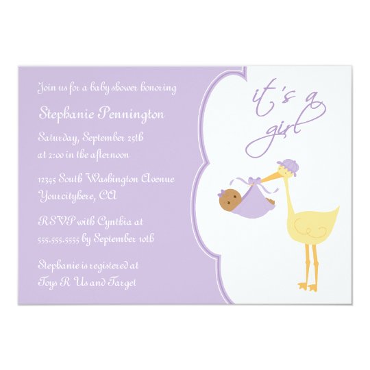 Stork Baby Shower Invitations 7