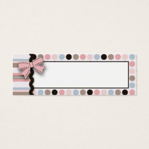 It's a Girl! Skinny Gift Tag 2