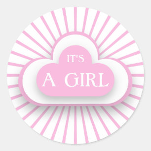 It's a Girl Sticker