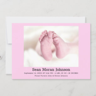 It's a girl Stork Birth Announcement