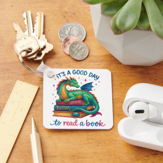 It's A Good Day To Read A Book  Key Ring (Desk)