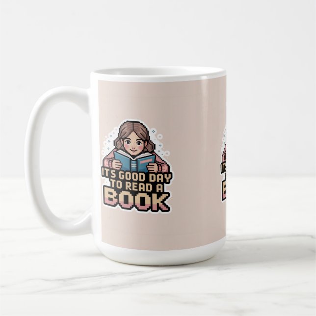 It's A Good Day To Read A Book Mug (Left)