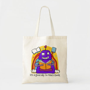 "It's a Good Day to Read a Book" Reading Tote Bag