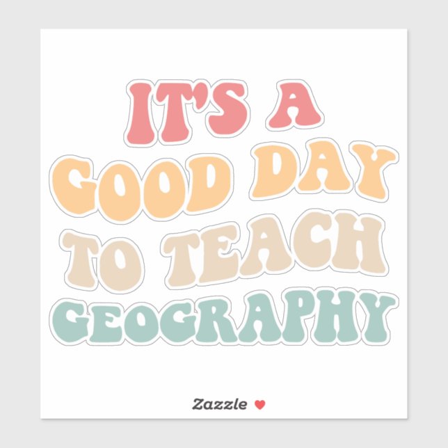 It's A Good Day To Teach Geography II (Sheet)