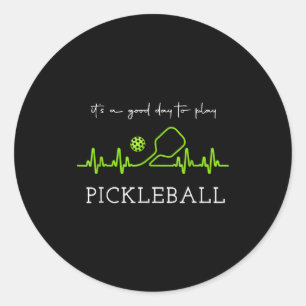 It's A Good Days To Play Ckleball Player Ckleball  Classic Round Sticker