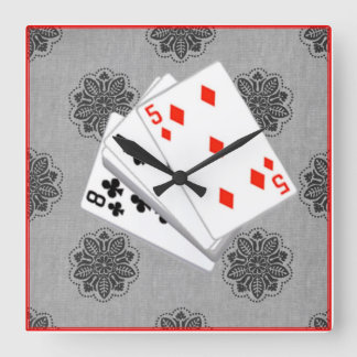 It's a guy thing clock. square wall clock