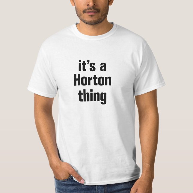 its a horton thing T-Shirt (Front)