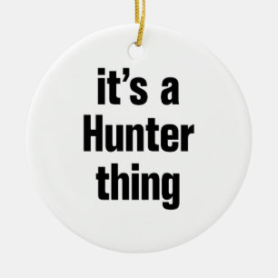its a hunter thing ceramic tree decoration
