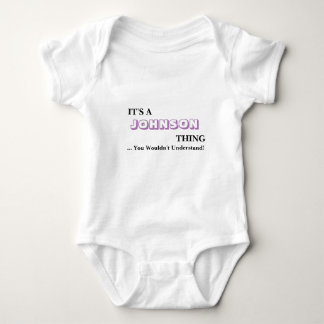 It's A JOHNSON Thing! Baby Bodysuit