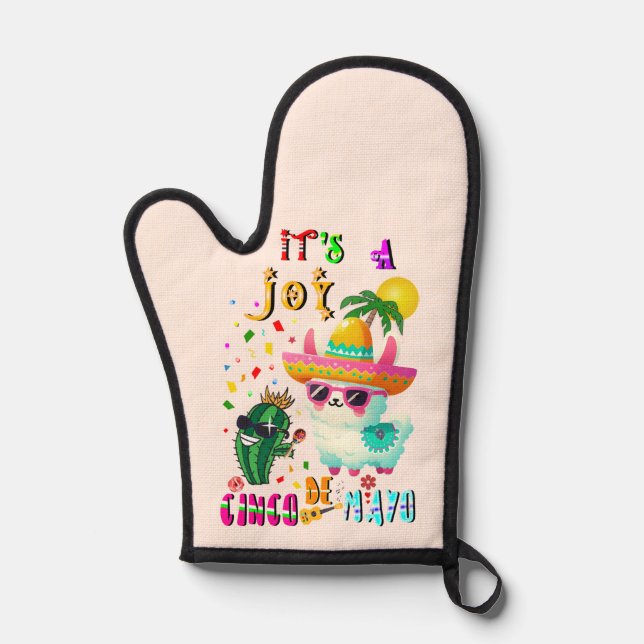 It's A Joy Cinco De Mayo Oven Mitt (Front)