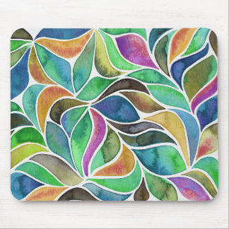 It's a Jungle Out There - Blue Green Mouse Pad