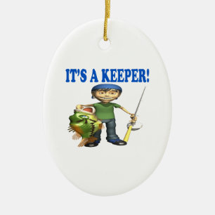 Its A Keeper Ceramic Tree Decoration