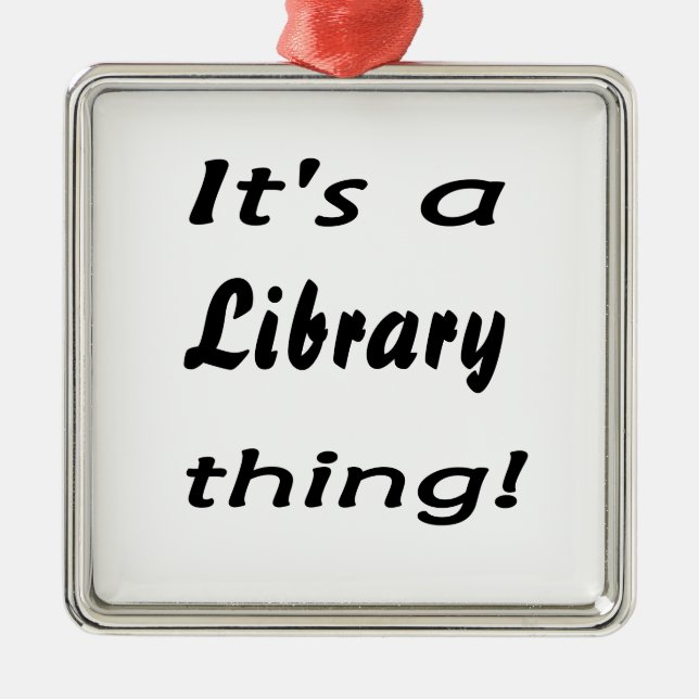 It's a library thing! metal tree decoration (Front)