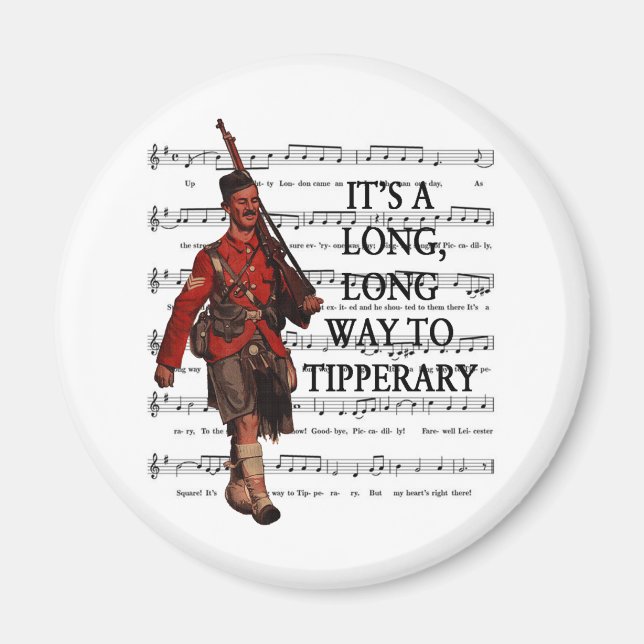 It's A Long Way To Tipperary Magnet (Front)