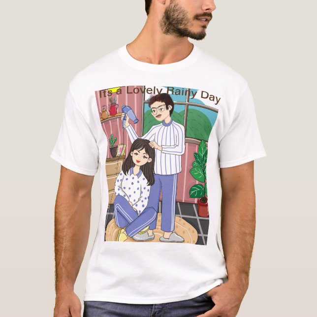 Its a Lovely Rainy Day T-Shirt (Front)