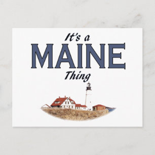 It's a Maine Thing - Lighthouse Postcard