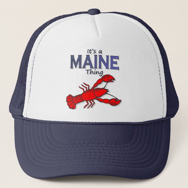 Its a Maine Thing - Lobster Trucker Hat (Front)