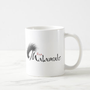 It's a Malamute logo design Coffee Mug