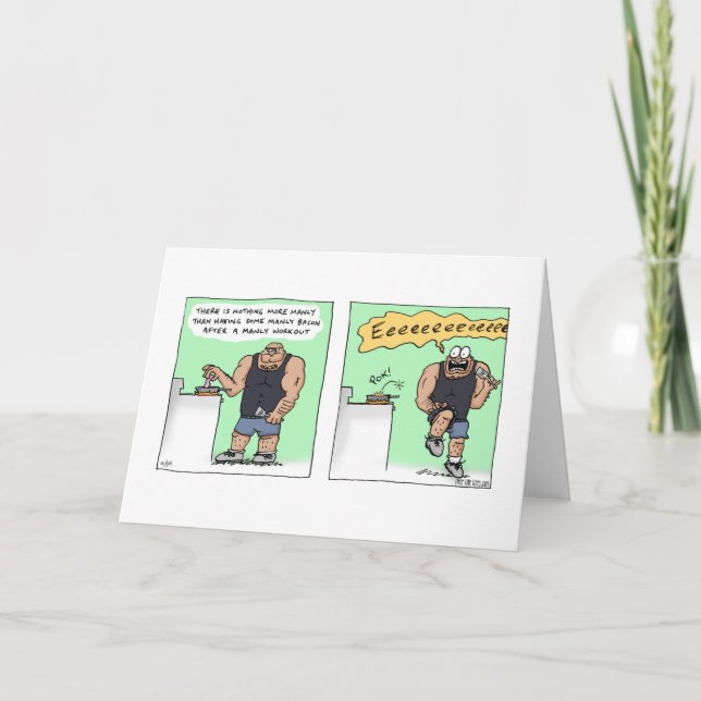 "It's a manly fear" Birthday Card (Front)